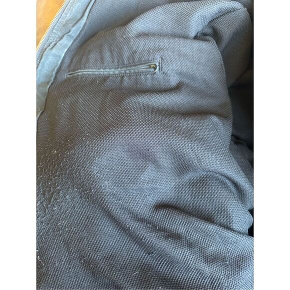 Carhartt J131 Duck Thermal Lined Hooded Zip Jacket Men 4XL Black - Picture 7 of 16